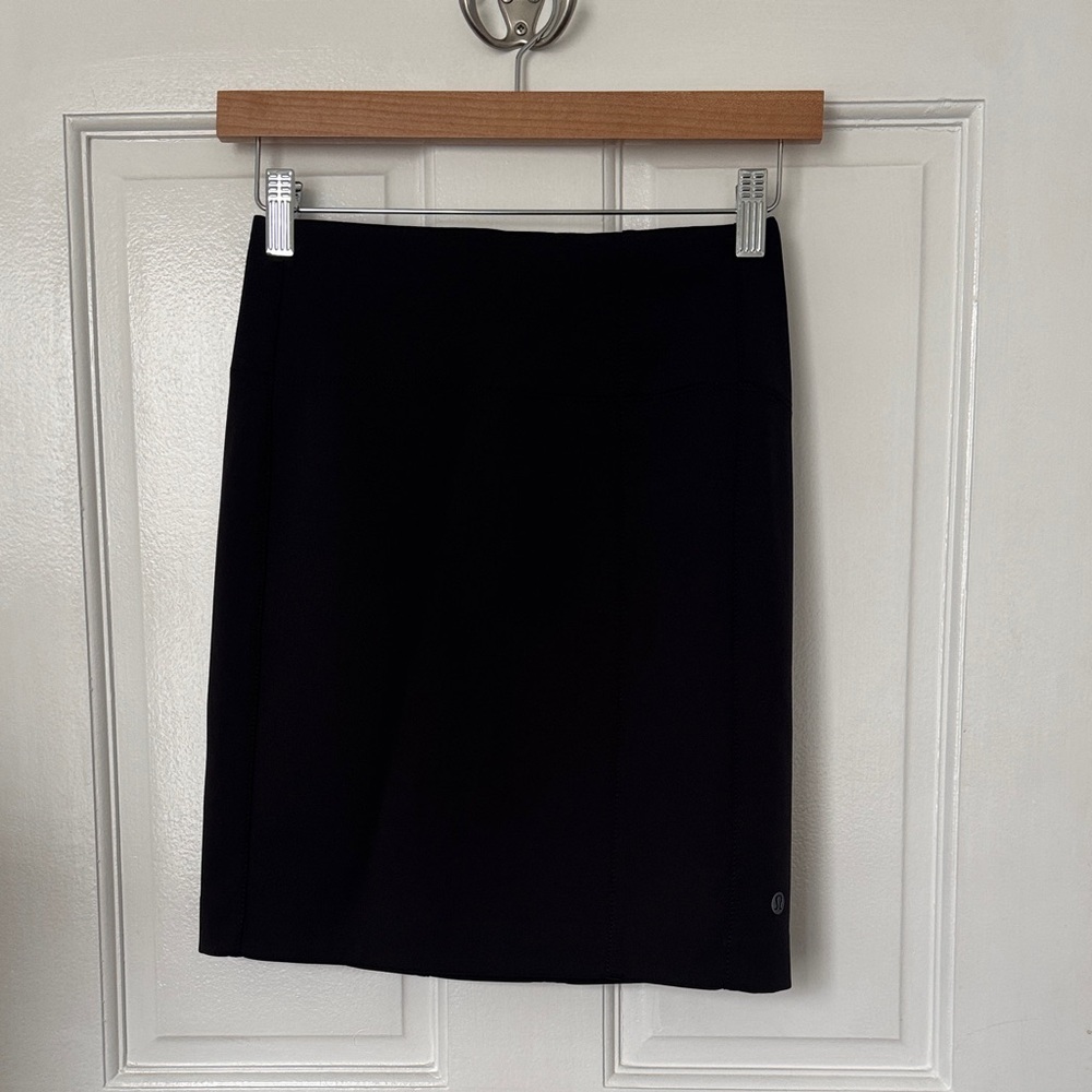Lululemon Athletica Black Pencil Skirt